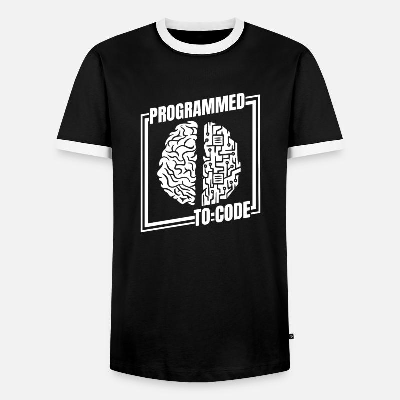 Entwickler Coder Programmierer Witzig - Männer Kontrast-T-Shirt - Schwarz/Weiß