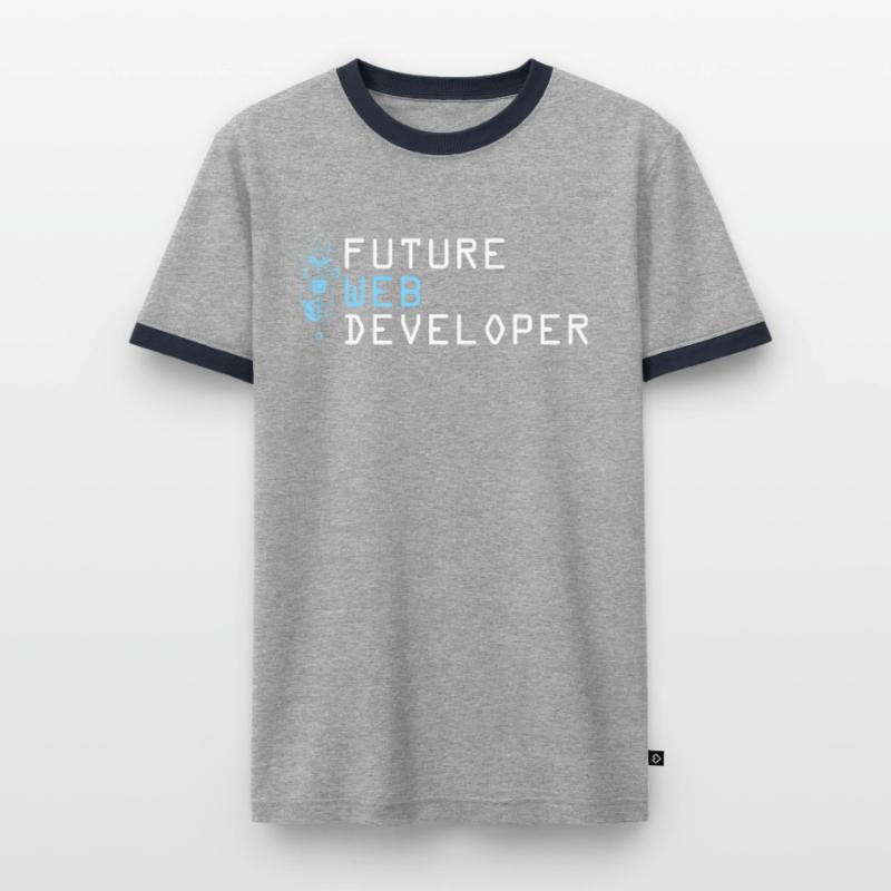 Web Developer Web Developer Men's Ringer Shirt