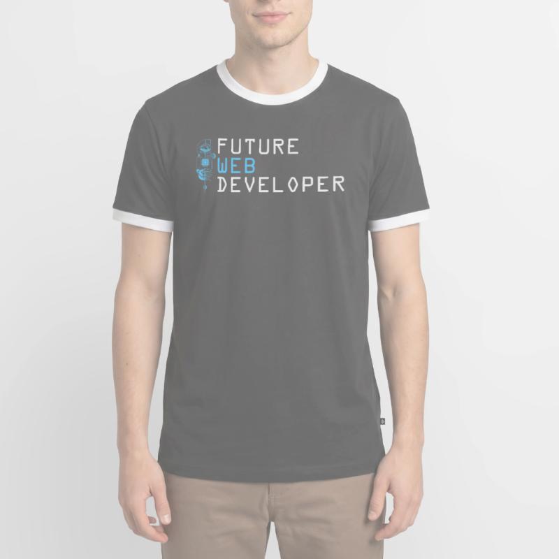 Web Developer Web Developer Men's Ringer Shirt