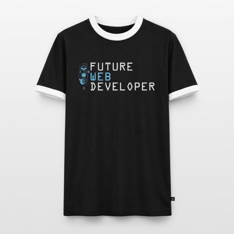 Web Developer Web Developer Men's Ringer Shirt