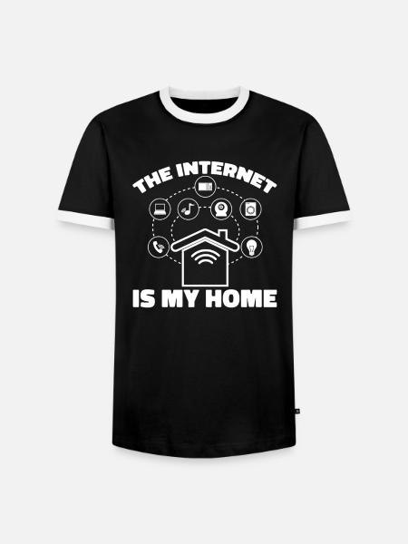 Web Entwickler Webdeveloper Internet - Männer Kontrast-T-Shirt - Schwarz/Weiß