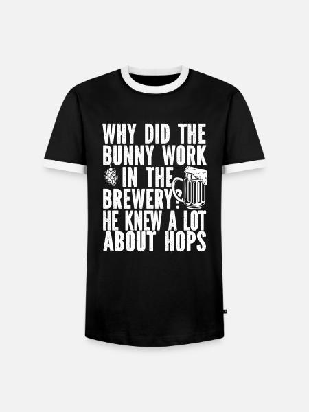 Craft Beer Bier Craftbier Scherz - Männer Kontrast-T-Shirt - Schwarz/Weiß