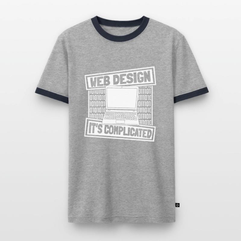 Web Developer Web Developer Men's Ringer Shirt