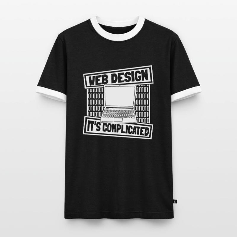 Web Developer Web Developer Men's Ringer Shirt