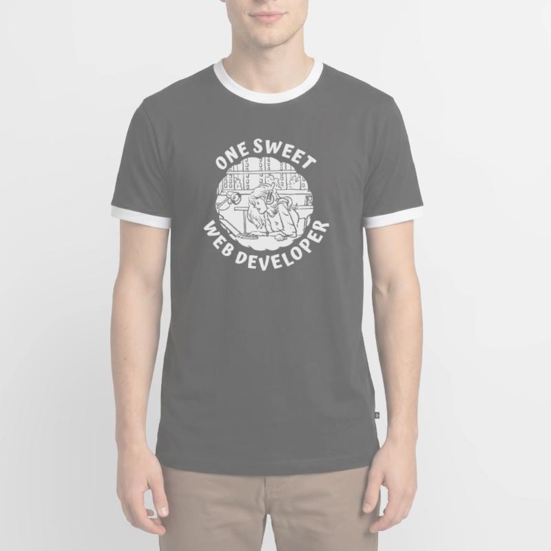 Web Developer Web Developer Men's Ringer Shirt
