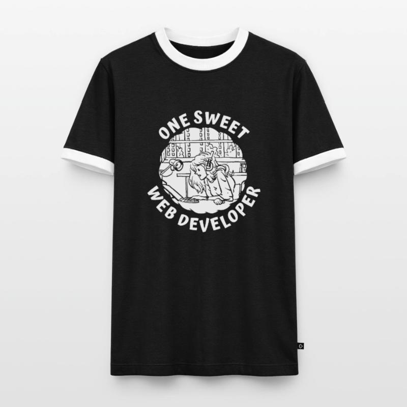 Web Developer Web Developer Men's Ringer Shirt