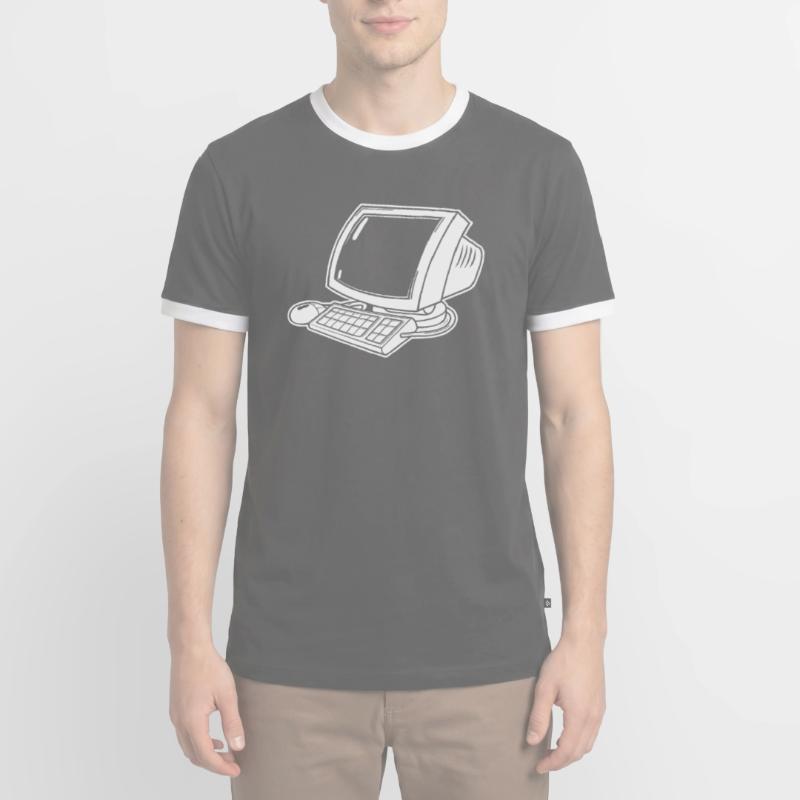 Web Developer Web Developer Computer Men's Ringer Shirt