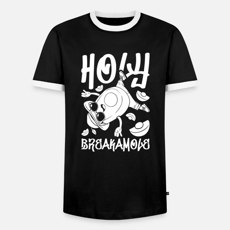 Breakdance Breakdancer Breakdancing - Männer Kontrast-T-Shirt - Schwarz/Weiß