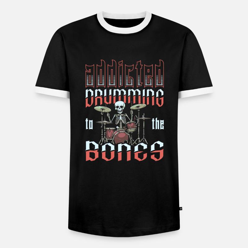 Drums Drummers Drummers - Men's Ringer Shirt - black/white