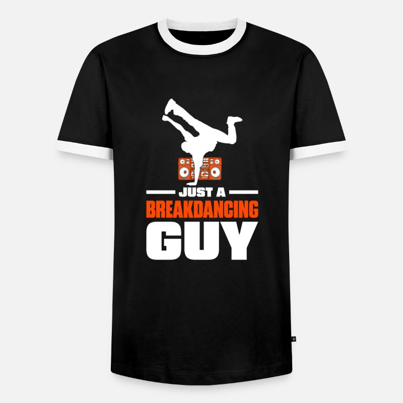 Breakdance Breakdancer Breakdancing - Men's Ringer Shirt - black/white