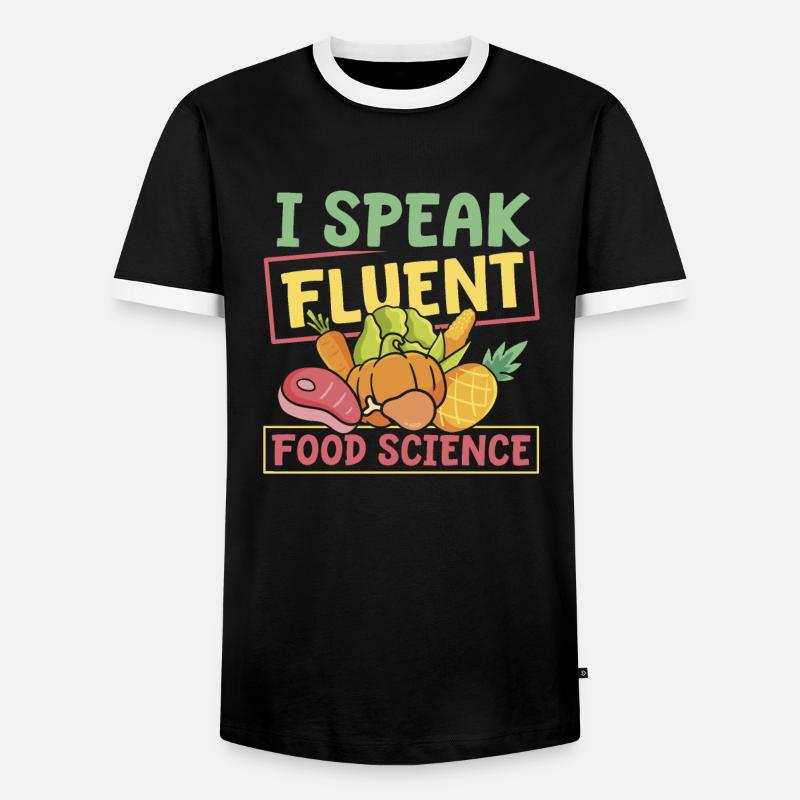 Lebensmitteltechniker - Männer Kontrast-T-Shirt - Schwarz/Weiß