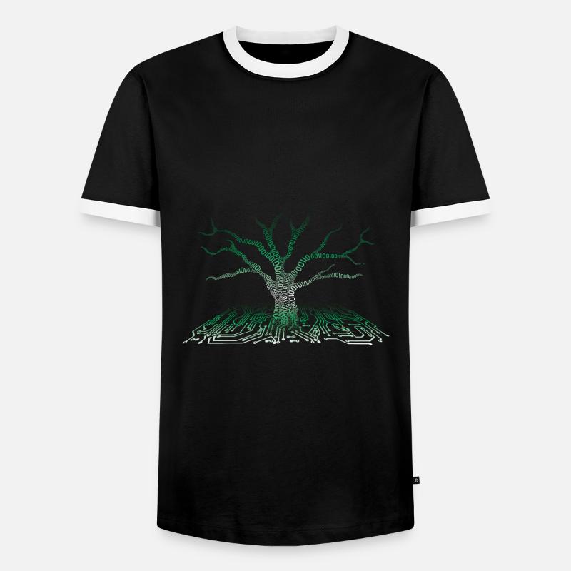 Computer scientist - Men's Ringer Shirt - black/white