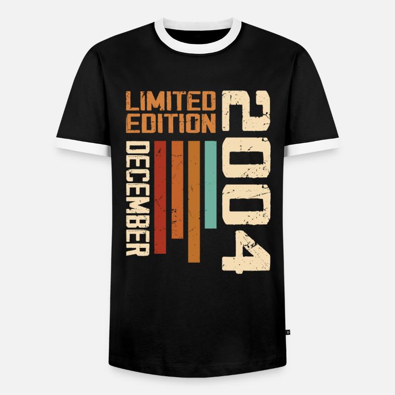 December 2004 - 2004 December - Men's Ringer Shirt - black/white