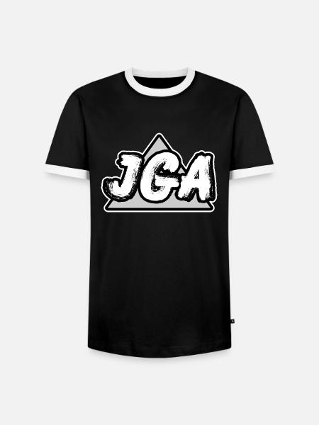 Junggesellenabschied, JGA, #jga - Männer Kontrast-T-Shirt - Schwarz/Weiß