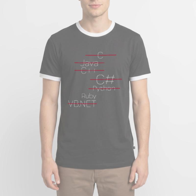RUBY / RUBY ON RAILS T-shirt contrasté Homme