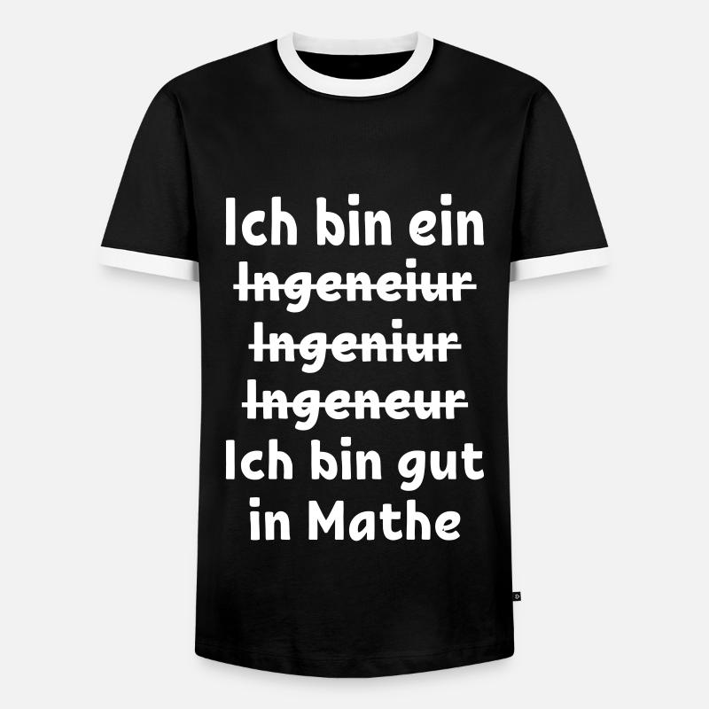 Engineer Tshirt Funny - Männer Kontrast-T-Shirt - Schwarz/Weiß