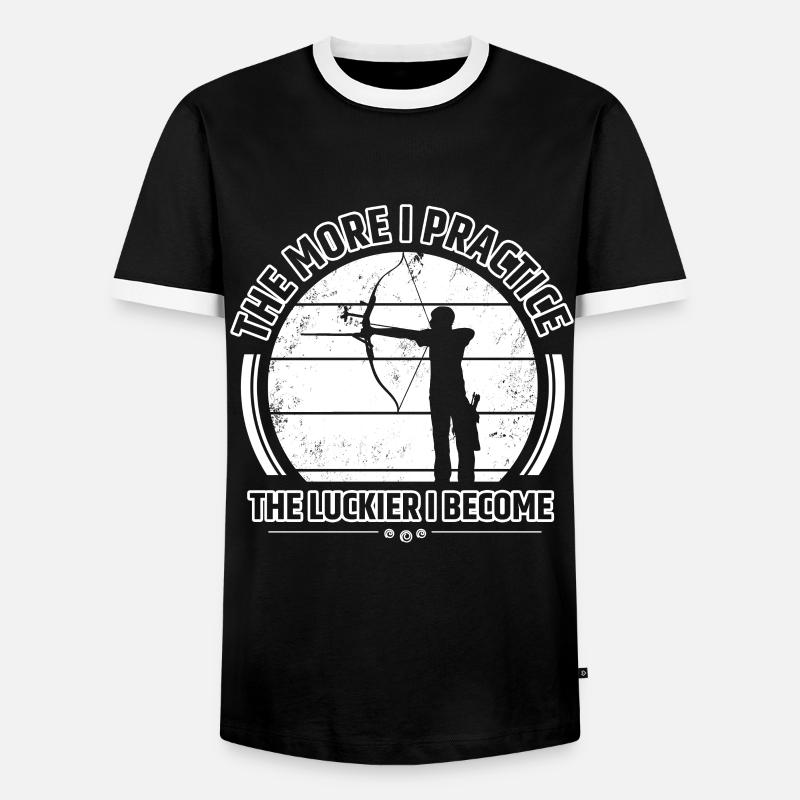 Archery archer archery - Men's Ringer Shirt - black/white