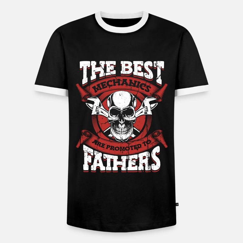 Mechanic Screwdriver Workshop - Men's Ringer Shirt - black/white