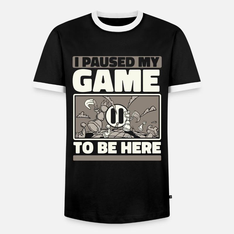 Chess Chess Players - Men's Ringer Shirt - black/white