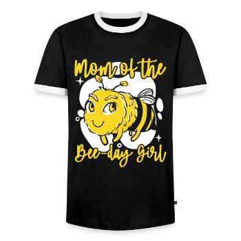 Abeille mellifère Apiculteur Abeilles Abeilles Abeille Abeille - T-shirt contrasté Homme - noir/blanc - Devant - AI Model Female 172 light (172cm) & AI Model Male 178 light (178cm)