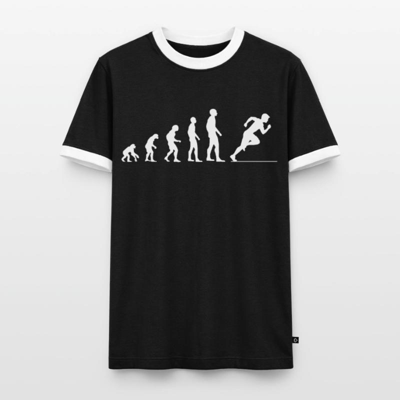 Evolution Sprinter Gift Men's Ringer Shirt