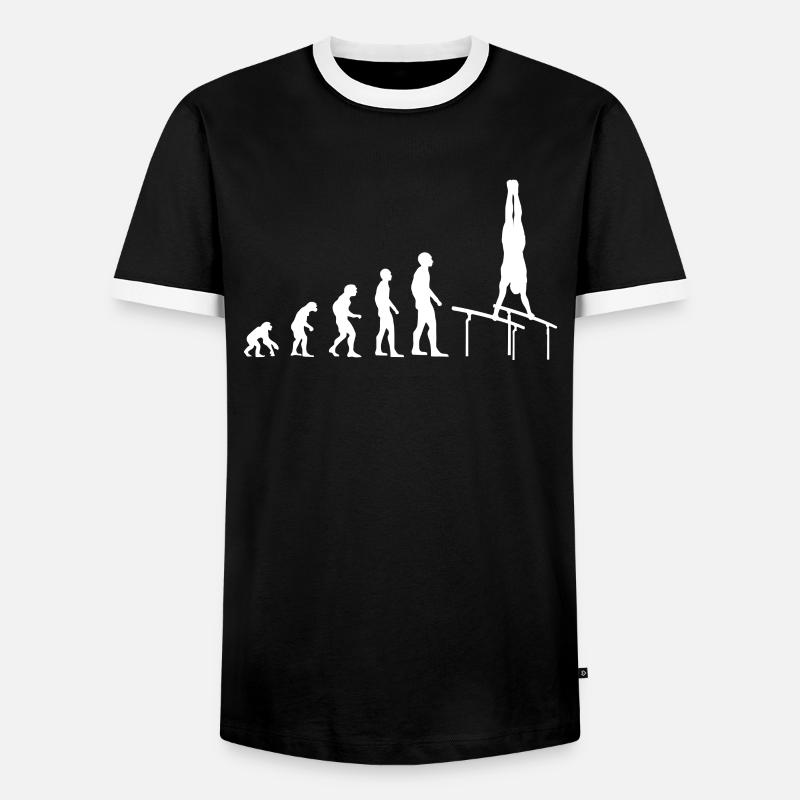 Evolution à Turner - Cadeau - T-shirt contrasté Homme - noir/blanc