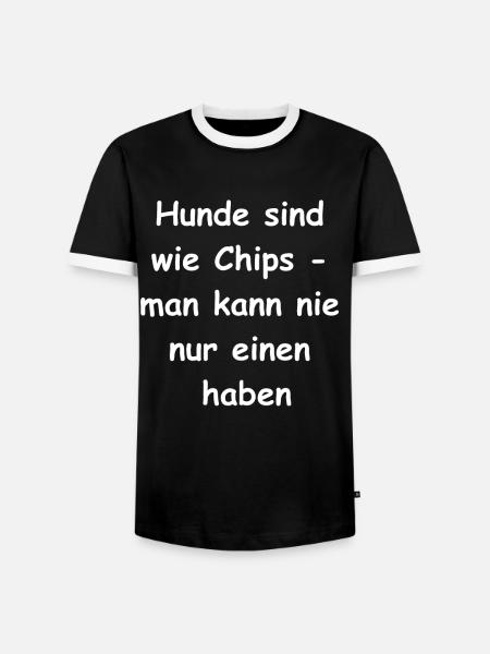 Fellnasen-Geschenk - Männer Kontrast-T-Shirt - Schwarz/Weiß