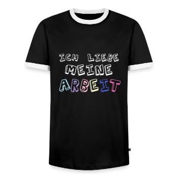 Lehrerin Lehrer Beruf Kindergarten Kinder - Männer Kontrast-T-Shirt - Schwarz/Weiß - Vorne - AI Model Female 172 light (172cm) & AI Model Male 178 light (178cm)