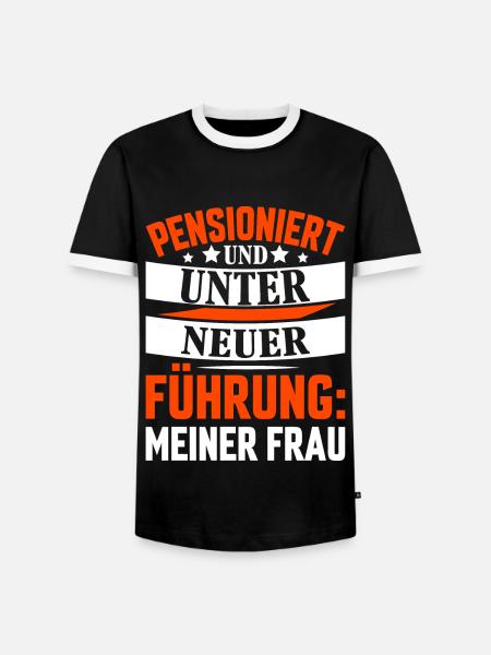 Rente Ruhestand Shirt - Männer Kontrast-T-Shirt - Schwarz/Weiß