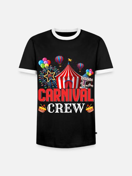 Carnival Circus - Men's Ringer Shirt - black/white