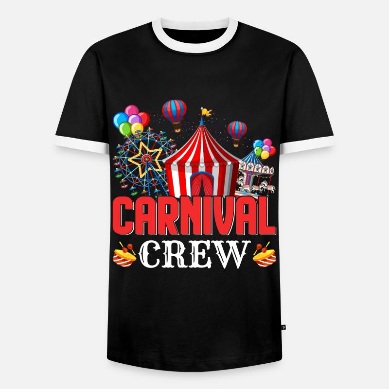 Carnival Circus - Men's Ringer Shirt - black/white