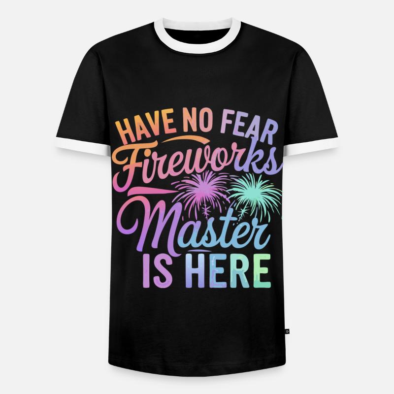 Pyrotechnics Fireworks Pyrotechnics - Men's Ringer Shirt - black/white