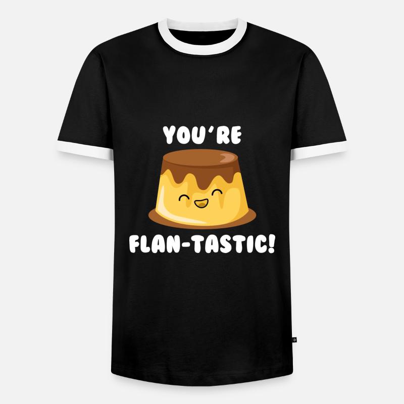 You’re Flan-Tastic - Men's Ringer Shirt - black/white
