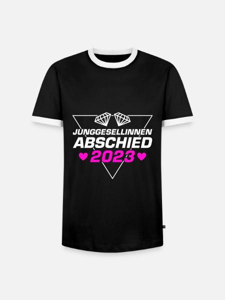 Jga 2023 Junggesellinnenabschied - Männer Kontrast-T-Shirt - Schwarz/Weiß