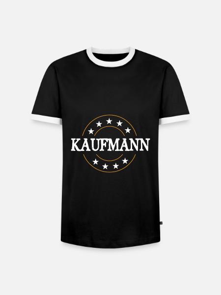 Kaufmann Beruf - Männer Kontrast-T-Shirt - Schwarz/Weiß