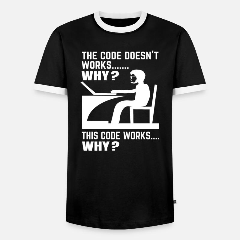 Softwareentwickler Programmierer Geschenk - Männer Kontrast-T-Shirt - Schwarz/Weiß