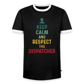 Meilleur devis de répartiteur Profession de cadeau Logistique - T-shirt contrasté Homme - noir/blanc - Devant - AI Model Female 172 light (172cm) & AI Model Male 178 light (178cm)