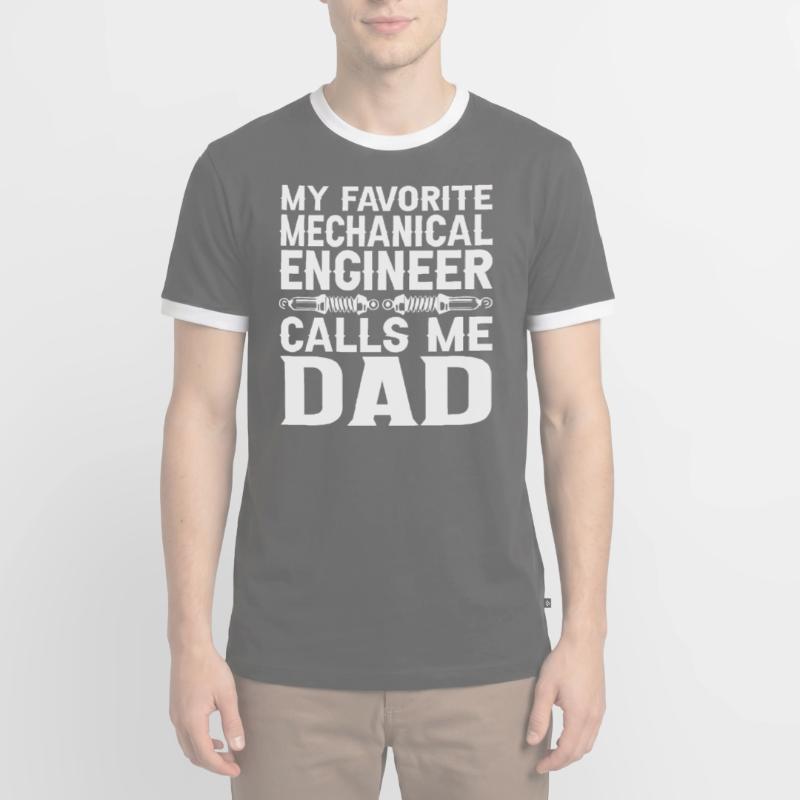 Engineer Brain Mechanical Engineering Electrical Engineering Son Men's Ringer Shirt