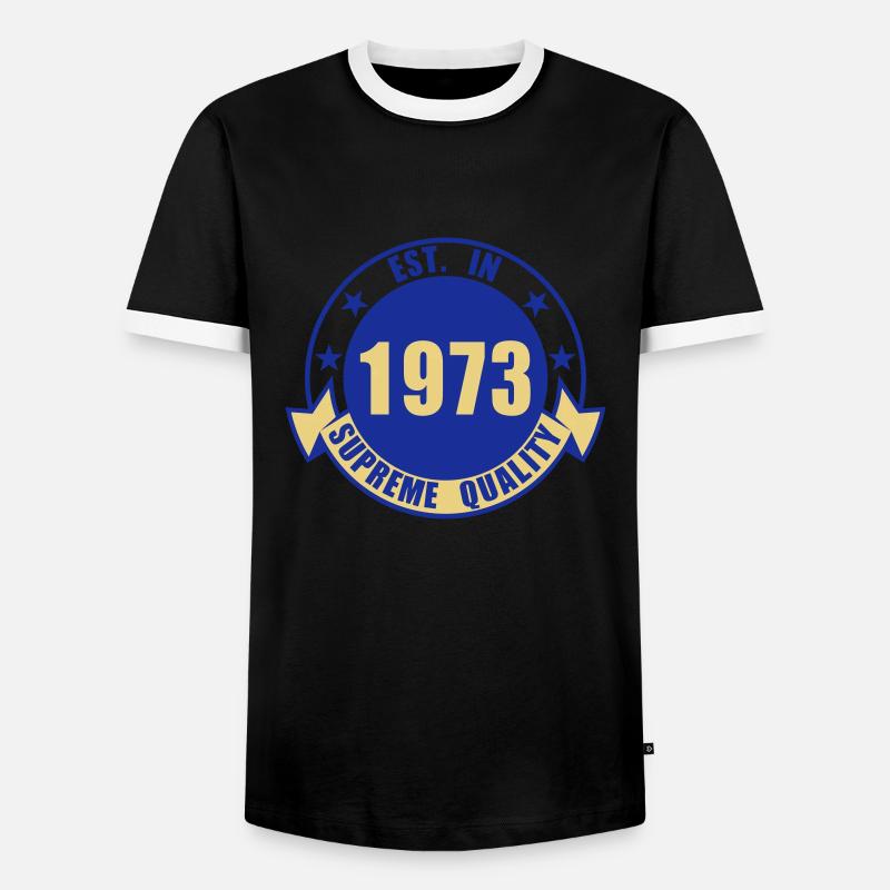 Supreme 1973 - Men's Ringer Shirt - black/white
