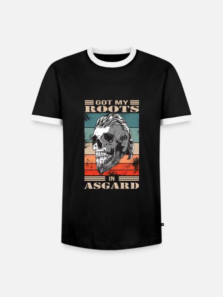 Viking - T-shirt contrasté Homme - noir/blanc