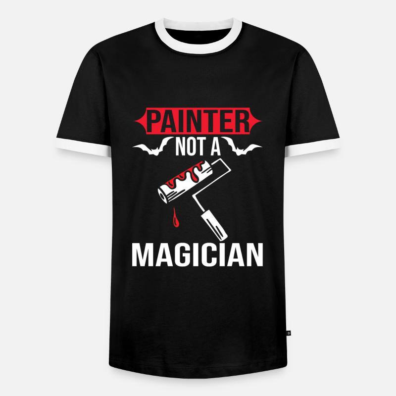 Painter - Men's Ringer Shirt - black/white