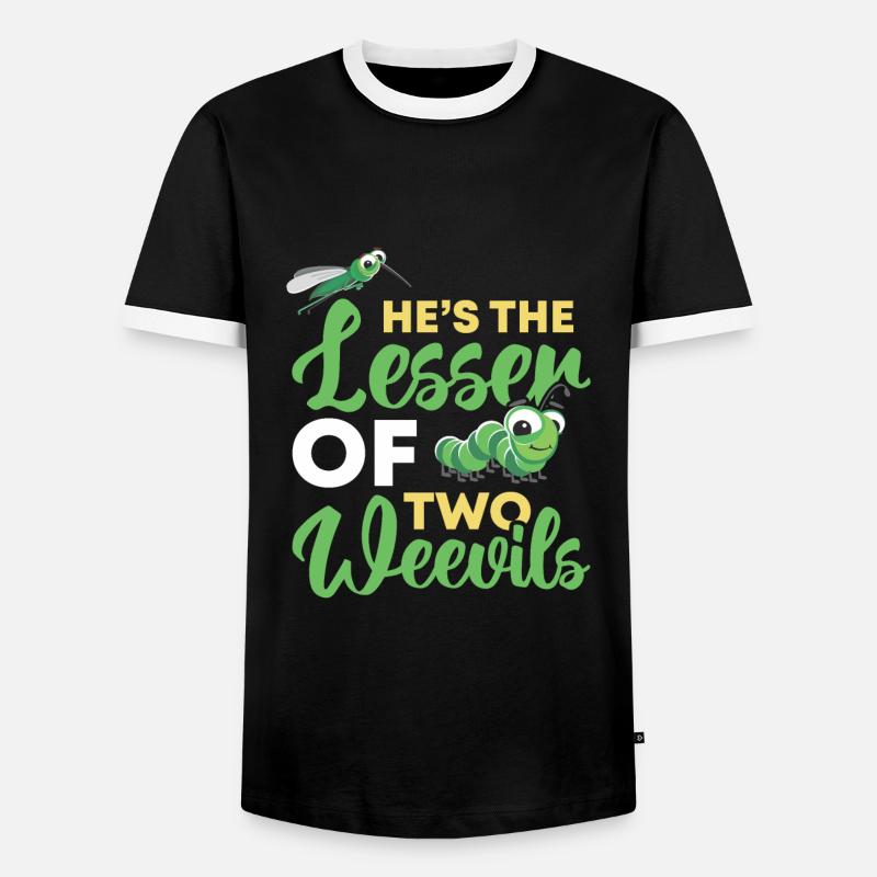 Insects - Men's Ringer Shirt - black/white