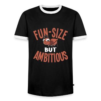 Insectes - T-shirt contrasté Homme - noir/blanc - Devant - AI Model Female 172 light (172cm) & AI Model Male 178 light (178cm)