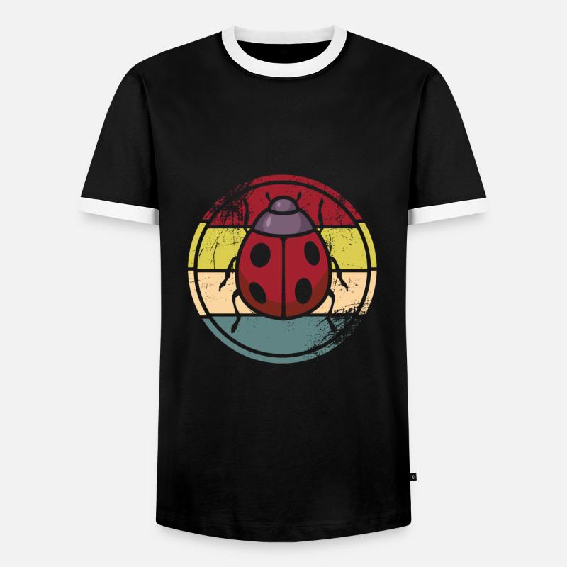 Insects - Men's Ringer Shirt - black/white