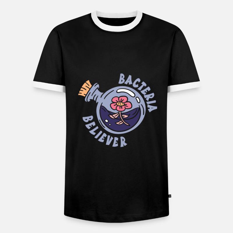 Fermentation - Men's Ringer Shirt - black/white