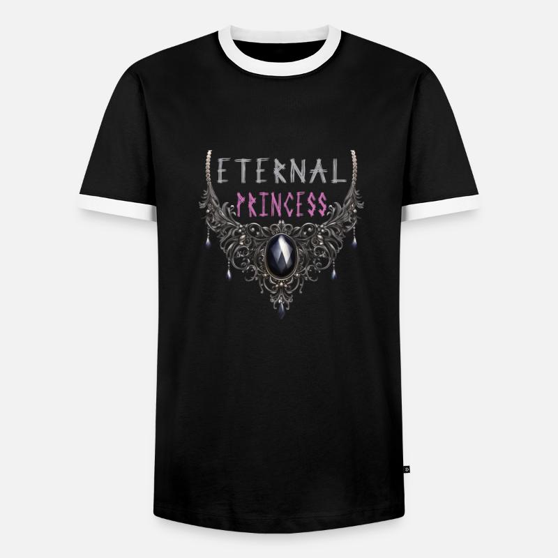 Goth Emo - Männer Kontrast-T-Shirt - Schwarz/Weiß