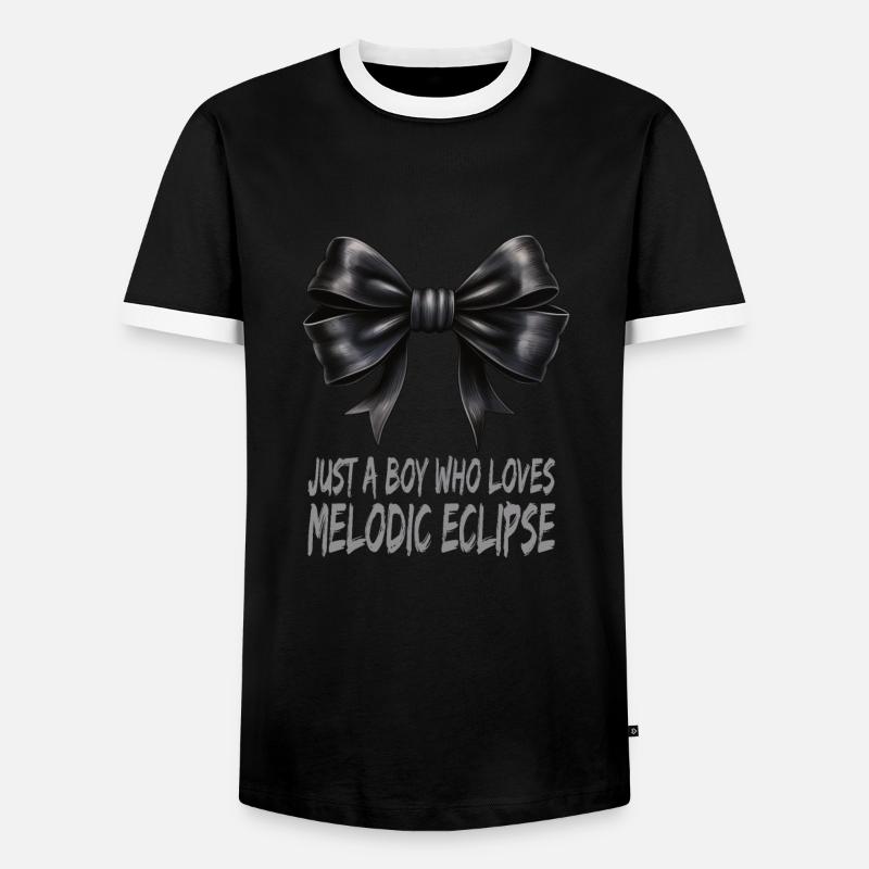 Goth Emo - Men's Ringer Shirt - black/white