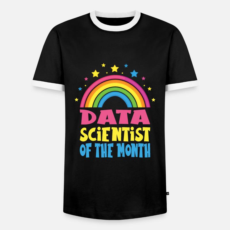 Data Analyst Data Protection Officer - Men's Ringer Shirt - black/white