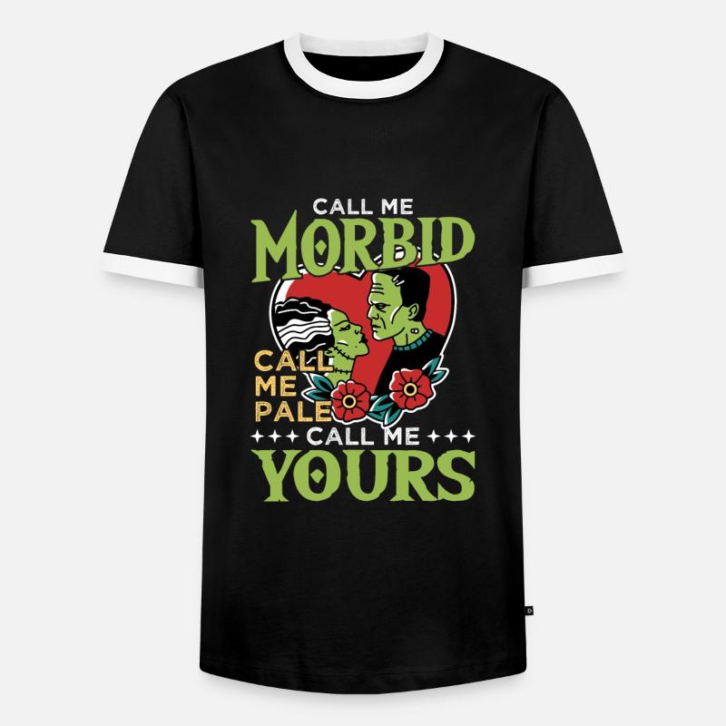 Goth Emo - Men's Ringer Shirt - black/white