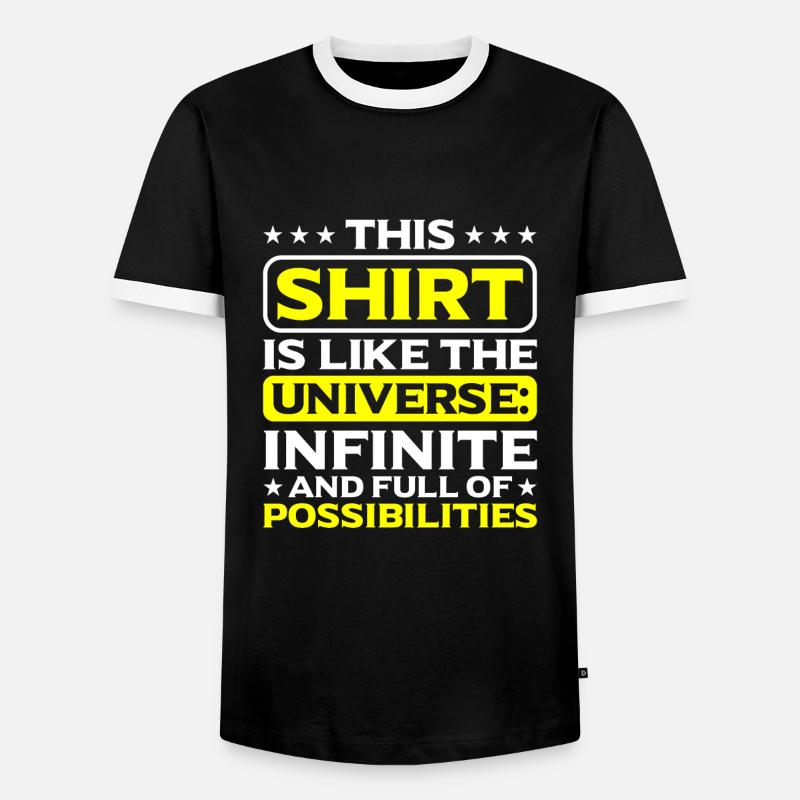 Philosophy - Men's Ringer Shirt - black/white